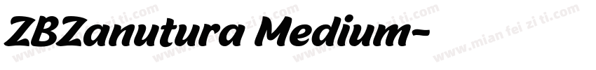 ZBZanutura Medium字体转换